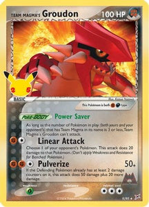 Team Magma's Groudon (Holo Rare) - 9/95